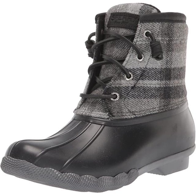 Sperry STS86704-7 Womens Saltwater Snow Boot, Charcoal - Size 7