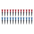 thumbnail image 4 of Langgg Lot de 12 pour T-Shirts de Golf Ballon en Plastique Support Stable Réutilisable Extérieur Intérieur Golf Sports Entraînement Pratique pour Golfeurs 6 Pcs Rouge+6 Pcs Bleu 76mm 2Ensemble, 4 of 6
