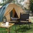 thumbnail image 2 of Outsunny Chaise de Camping Pliante, Fauteuil Portable, Noir, 2 of 10