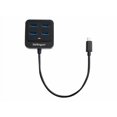 thumbnail image 3 of StarTech.com 4-Port USB C Hub, USB-C to 4x USB-A Ports, SuperSpeed 10Gbps USB 3.1/USB 3.2 Gen 2 Type-C Hub, USB Bus Powered, Portable/Compact USB-C to USB Adapter Hub for Ordinateur Portable, Aluminum 4 x SuperSpeed USB 3.0 (HB31C4AB) - Hub - - Bureau - pour P/N : PEXUSB321C, 3 of 7