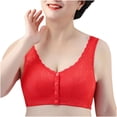 thumbnail image 1 of Timegard Front Closure Bras for Women Plus Size Lace Wireless Full Support Breathable Comfy Everyday Bra, 1 of 5