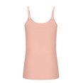 thumbnail image 4 of RKSTN Womens Tops Plus Size Sleeveless Fashionable Solid Color Crew Neck Seamless Shaping Tummy Control Spaghetti Strap Shirts Spring Summer Outdoor Wear Style, 4 of 7