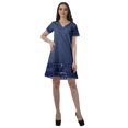 thumbnail image 4 of Moomaya Tenues d'Été Coton Flex Imprimées Robes Courtes pour Femmes Tenue Décontractée, 4 of 4