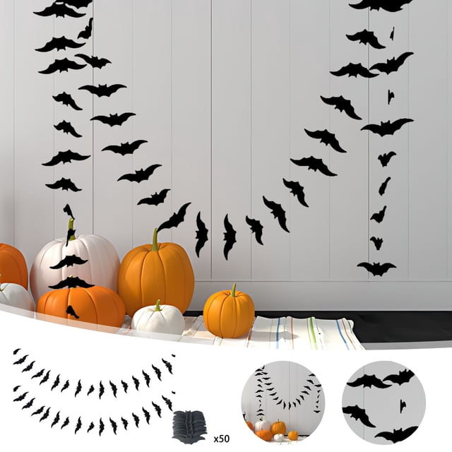 RKSTN Halloween Decorations Paper String Halloween Decorations Halloween Party Decoratio Halloween Decor