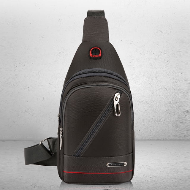 LSLJS Petit Sac Bandoulière en Gris, Conçu pour Hommes et Femmes. Fabriqué en Matériau oxford durable et Résistant à l'Eau, Ce Sac compact Mesure 32x18x8 cm (12.6x7.09x3.15 Po) et Présente un Grand Compartiment Principal pour Tablettes jusqu'à 7.9 Pouces, une Petite Poche Zippée pour l'Essentiel, et une Poche avant à Fermeture Éclair pour un Accès Facile aux Articles. Comprend une Bandoulière Ajustable et un Trou pour Écouteurs pour Plus de Commodité Lors des Voyages, des Activités de Plein Air Ou d'Une Utilisation Décontractée.