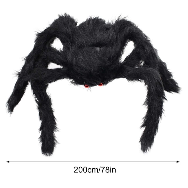 Rbaofujie Halloween Simulation Skull Big Spider 60cm Spider Ornament Halloween Spider Toy Decoration Halloween Spider Decorations Halloween Decorations