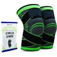 thumbnail image 1 of HAHDAXIA Circa Knee Sleeve - Compression Knee Sleeves | Support Knee Braces for Knee Pain Women and Men | Breathable Knee Braces for Running, Weightlifting, Sports | Optimal Knee Support, 1 of 7