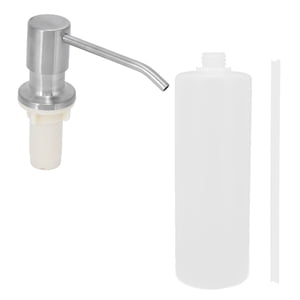 Conteneur liquide, facile à remplir sans fuite 350ml Capacity Design Bouteille de savon de vaisselle Unique pour DIY Installation pour les éviers de salle de bains pour la cuisine