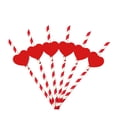 thumbnail image 1 of YANHAIGONG Pailles en Papier Saint-Valentin, 24 Pcs Pailles en Papier Jetables Saint-Valentin, Pailles Cœur Rouges pour Fête de la Saint-Valentin Pailles Décoratives, Fournitures pour Fête de Mariage et d'Anniversaire, 1 of 8