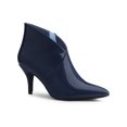 thumbnail image 1 of Unique Bargains Women's Point Toe Patent Leather Stiletto Heel Ankle Boot, 1 of 7