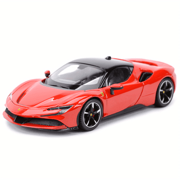 Burago 1:24 Ferrari SF90 Stradale Alloy Sports Car: Collectible Diecast Model Toys for Kids & Adults!