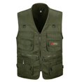 thumbnail image 2 of Photography Mens Fishing Vest Outdoor Waistcoat Hunting Zip Jacket XXL, 2 of 8