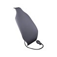 thumbnail image 1 of jinwen Car Lumbar Support Cushion Anti Slip Adjustable Comfortable Easy Installation PU Gray, 1 of 8