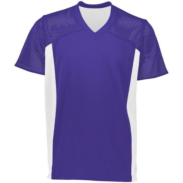 ASI 264.450.M Chandail de Football Réversible pour Adulte avec Drapeau, Violet et Blanc - Moyen