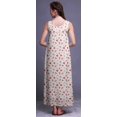 thumbnail image 2 of Bimba Robe de Nuit en Rayonne pour Femmes Maxi Imprimée Tenue de Sommeil Robe de Nuit-2x, 2 of 5