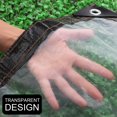 thumbnail image 2 of Bâche en PVC Transparente Imperméable, Bâche Transparente Robuste pour Terrasse, Couvre-Sol 200*250 cm Noir, 2 of 5