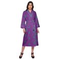 thumbnail image 1 of Moomaya Printed Robe For Girls Cotton Bathrobes For Women Wrap Dressing Gown, 1 of 6