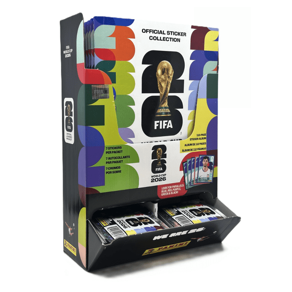 2026 Panini World Cup Cup Sticker Display, Sports Trading Cards