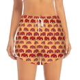 thumbnail image 2 of Horeoi Shorts d'Entraînement pour Femmes à Imprimé de Voitures Rouges pour Gym Athlétique, Shorts de Course avec Poches pour Téléphone, Shorts de Sport à Double Couche pour Femmes, Pantalon de Yoga - Grand, 2 of 7