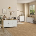 thumbnail image 2 of HOMCOM Armoire de Rangement Buffet Bahut avec 4 Portes Blanc, 2 of 10