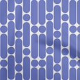 thumbnail image 1 of oneOone Georgette Viscose Medium Blue Fabric Geometric Sewing Craft Projects Fabric Prints By Yard 42 Inch Wide, 1 of 4