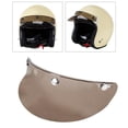 thumbnail image 3 of jinwen 3-Snap Helmet Visor Peak Open Face Protector 15cmx5cm Transparent Tea, 3 of 8