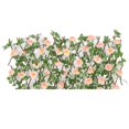 thumbnail image 1 of Feimier Artificial Fence Courtyard Wall Fence Terrace Decoration Wooden Telescopic Fence, 1 of 10