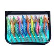 thumbnail image 1 of S SERENABLE 10Pcs Fishing Lures Set Squid Jig Lures Sinking Lure for Saltwater Accessory 13cm, 1 of 9