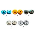 thumbnail image 2 of ZheElen 2pack/lot Aluminum Front Wheel Hub Adapter For Axial Rock Racer AX90026 AX31010 Crawler Desert Buggy Black, 2 of 6