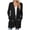Black, variant on WUANDIXFA Womens Sweaters Women Fall and Winter Casual Long Sleeve Cardigan Mid Length Solid Color Knitted Cardigan with Pockets Pink,S