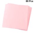 thumbnail image 3 of Shisuyan 80pcs Microfiber Eyeglasses Cleaning Cloth Jewelry Polishing Cloth Camera Lens Screen Cleaning Tool (Pink), 3 of 8