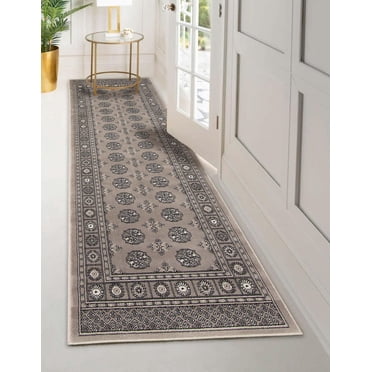 ECARPET Bokhara Traditional Oriental Area Rug, Classic Geometric Pattern