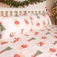 thumbnail image 1 of Gogreen 4PC Queen Christmas Sheet Set Deep Pocket Fit 16", Breathable Microfiber Soft Queen Sheet Set Warm Sheets, Luxury Hotel Style Christmas Decor Queen Bed Sheet Set, Christmas Gift, 1 of 8