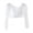 L-White, variant on 2025 Plus Size Tops Women Both Side Wear Womens Long Sleeve Tops and Blouses Sheer Plus Size Seamless Womens Tops and Blouses Arm Shaper Crop Top Women Tops and Blouses Long