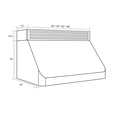 thumbnail image 4 of ZLINE 30" Recirculating Under Cabinet Range Hood in Stainless Steel (RK520-30), 4 of 4