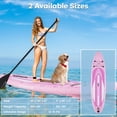thumbnail image 3 of Goplus Large Inflatable SUP Board, Portable Paddle Board with 5D rings Stand Up Paddle Board for Youth & Adult Pink, 3 of 10