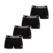 HEAD No Fly Trunk Boxer Brief Men's Underwear, Active fit and soft waistband, 4 PK Multi-pack
