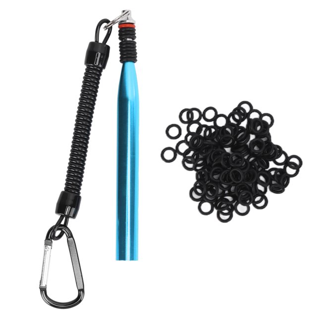Cergrey Wacky Worm Kit, Wacky Worm Rig Tool Wear Resistant For Soft Baits