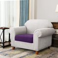 thumbnail image 2 of CHUN YI 1 Piece Cushion Cover Spandex Stretch Textured Grid Box Cushion Seat Slipcover, 2 of 6