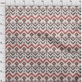thumbnail image 4 of oneOone Polyester Spandex Red Fabric Asian Ikat Fabric For Sewing Printed Craft Fabric By The Yard 56 Inch Wide, 4 of 4