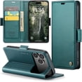 thumbnail image 1 of Case for iPhone 17 Pro Max Wallet Case with Card Holder, Kickstand RFID Blocking Magnetic Closure Shockproof Protective PU Leather Cover for iPhone 17 Pro Max Flip Case Wallet, 1 of 7