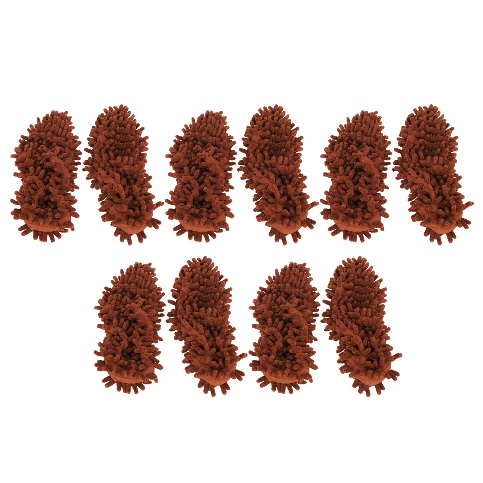 Dust Cleaning Slipper, Mop Slippers Washable  Decontamination Power 10Pcs Reusable Shoes Cover  For Cleaning Dust Dirt