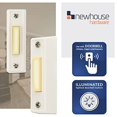 thumbnail image 3 of Newhouse Hardware Bouton de Sonnette BT3WL, Lot de 1, Blanc, 3 of 5