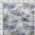 thumbnail image 3 of oneOone Silk Tabby Medium Purple Fabric Butterflies Sewing Craft Projects Fabric Prints By Yard 42 Inch Wide, 3 of 5