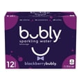 thumbnail image 1 of Bubly Blackberry Sparkling Water 355 mL cans, pack of 12, 1 of 10