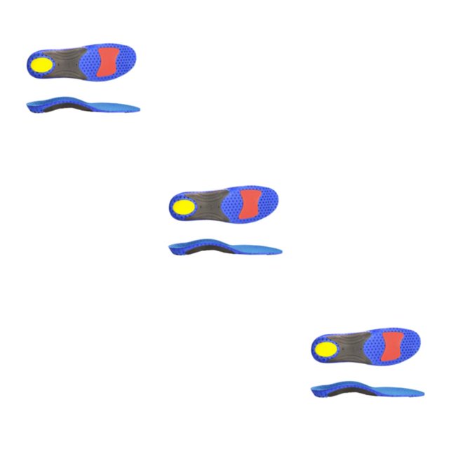 kurtrusly Relief With Orthotic Insoles Say Yes To Comfort And Support Multifunctional blue L 3Set