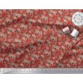 thumbnail image 2 of Soimoi Polyester Crepe Fabric Leaves & Tiger Jungle Print Fabric by Yard 52 Inch Wide, 2 of 3