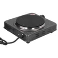 thumbnail image 1 of "Compact 1000W Stainless Steel Hot Plate - Portable Electric Burner for Coffee, Tea & Cooking with Adjustable Temperature (5 Heat Settings)", 1 of 6