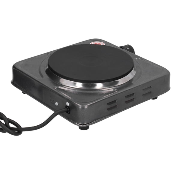 1000W Stainless Steel & Plastic Electric Single Burner Hotplate with 1-5 Gear Temperature Control, 90cm Cable, 1423g Lightweight Design - Portable, Space-Saving Heater for Coffee, Milk, Soup &