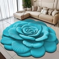 thumbnail image 4 of Yhmxh 3 D Flower Mat Soft Carpet Non-Slip Area Carpet Dining Room Home Bedroom Carpet Floor Washable Rug Anti-slip Rug Decorative Rug Rugs for Living Room Outdoor Rug Bathroom Rugs Kithchen Rug, 4 of 5